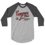 VINTAGE CONGRESS SIGN DESIGN 3/4 SLEEVE RAGLAN SHIRT