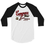 VINTAGE CONGRESS SIGN DESIGN 3/4 SLEEVE RAGLAN SHIRT